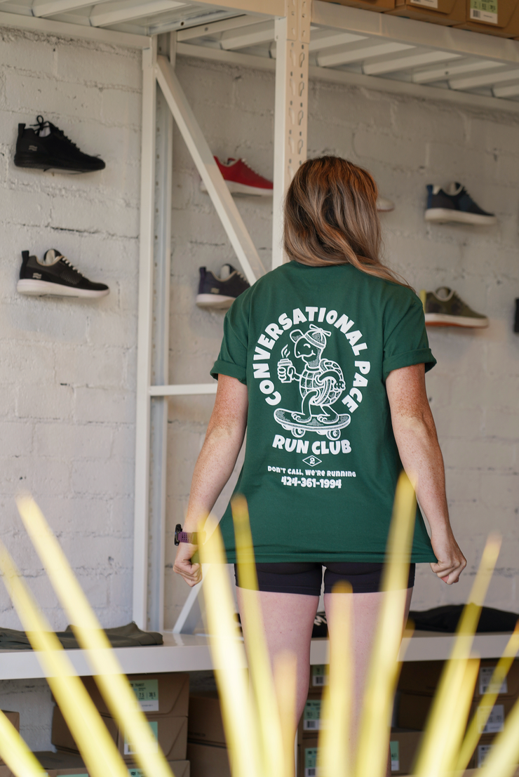 Conversational Pace Run Club Tee